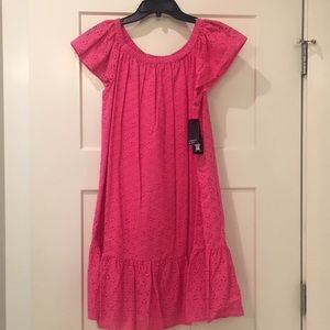 Pink eyelet sundress